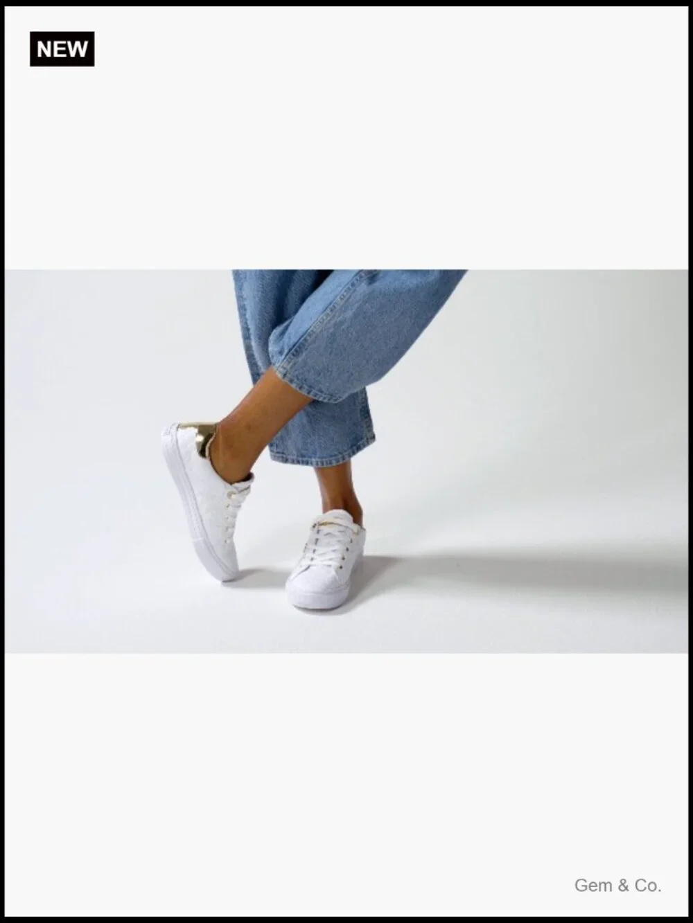 Quilted Faux Leather Lace-Up Sneakers with Cushioned Footbed